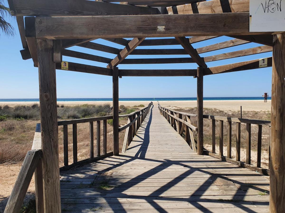 La Tortuga I, Encantador Apartamento Con Garaje En Primera Linea De Playa Tarifa Exterior photo